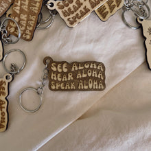 Load image into Gallery viewer, *PRE-SALE* SEE, SPEAK, HEAR ALOHA | KEYCHARM