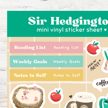 이미지를 갤러리 뷰어에 로드 , *PRE-SALE* SIR HEDGINGTON | STICKER SHEET
