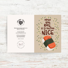 Load image into Gallery viewer, “EV’RYTING NICE” GREETING CARD, ILLUSTRATED BY KIRSTEN MITCHELL @ LOCALKINETINGZSHOP WWW.LOCALKINETINGZ.COM
