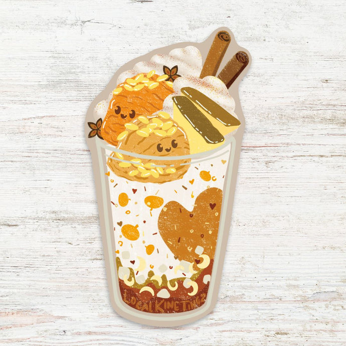 *PRE-SALE* PUMPKIN PIE HALO HALO | STICKER