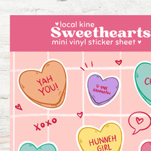 Load image into Gallery viewer, *PRE-SALE* LOCAL KINE SWEETHEARTS | STICKER SHEET
