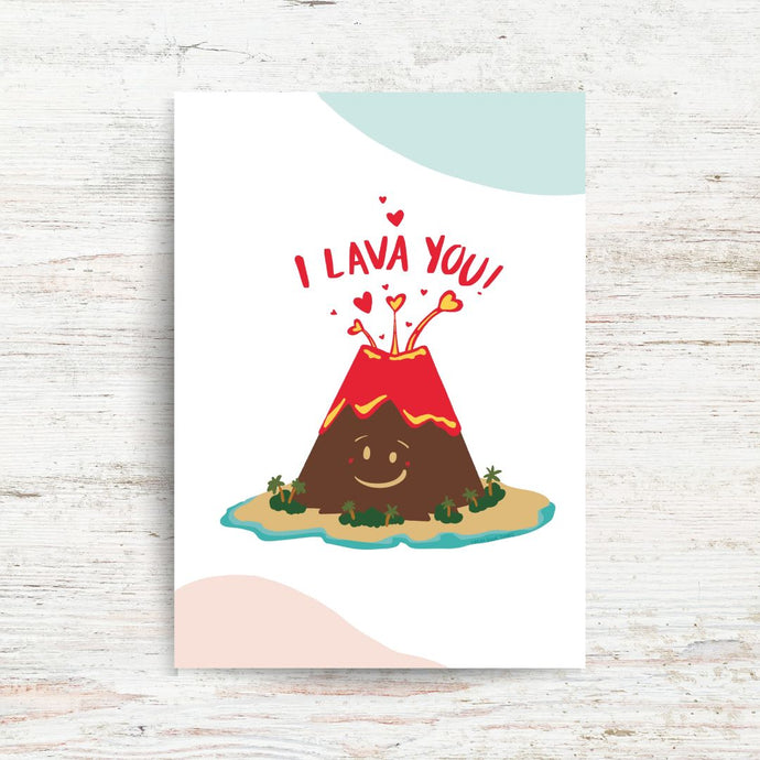 I LAVA YOU | GREETING CARD