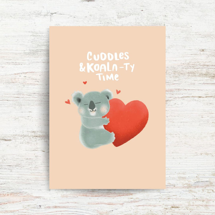 CUDDLES & KOALA-TY TIME | GREETING CARD