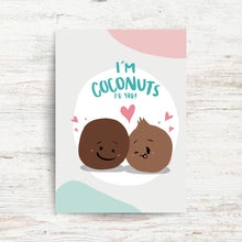 Load image into Gallery viewer, COCONUTS FO YOU | GREETING CARD
